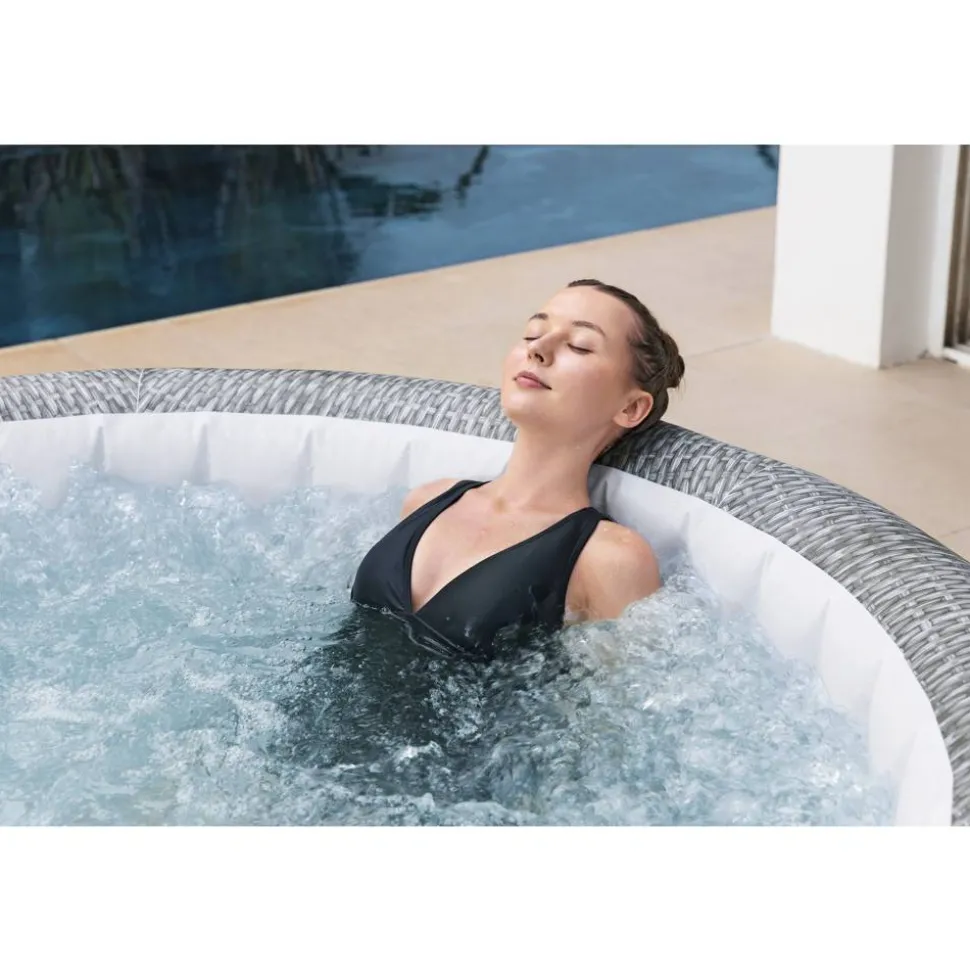 Whirlpool 'LAY-Z-SPA® Bali AirJet™' lichtgrau Ø 196 x 71 cm