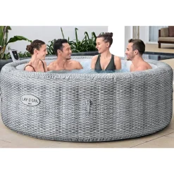 Whirlpool 'LAY-Z-SPA® Bali AirJet™' lichtgrau Ø 196 x 71 cm