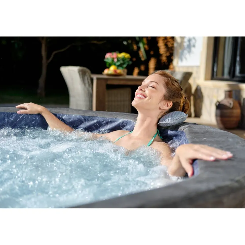 Whirlpool 'LAY-Z-SPA® Carrara AirJet™' Alabaster-Optik Ø 170 x 65 cm