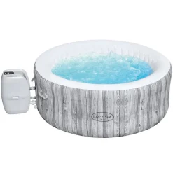 Whirlpool 'LAY-Z-SPA® Fiji AirJet™' grau Holz-Optik Ø 180 x 66 cm