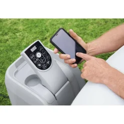 Whirlpool 'Lay-Z-Spa™ Havana AirJet WiFi' anthrazit/weiß Ø 180 x 66 cm