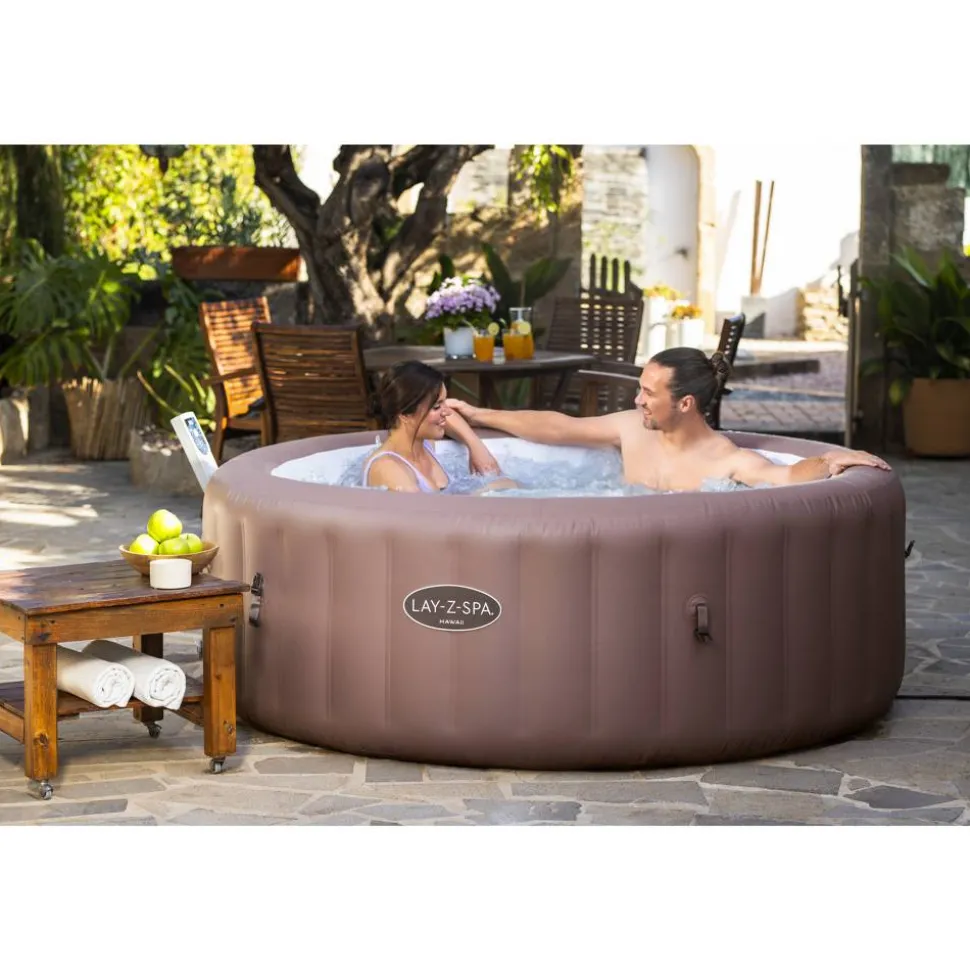 Whirlpool 'LAY-Z-SPA® Hawaii AirJet™' terrakottafarben Ø 196 x 71 cm