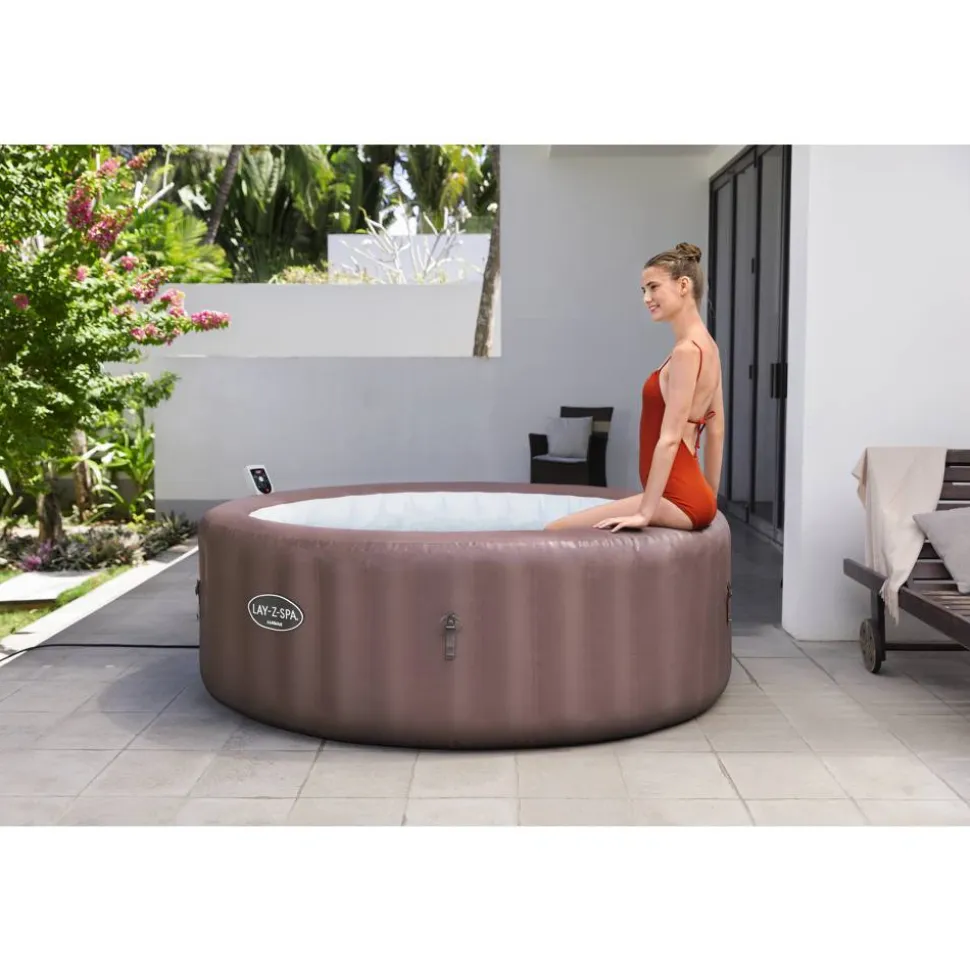 Whirlpool 'LAY-Z-SPA® Hawaii AirJet™' terrakottafarben Ø 196 x 71 cm