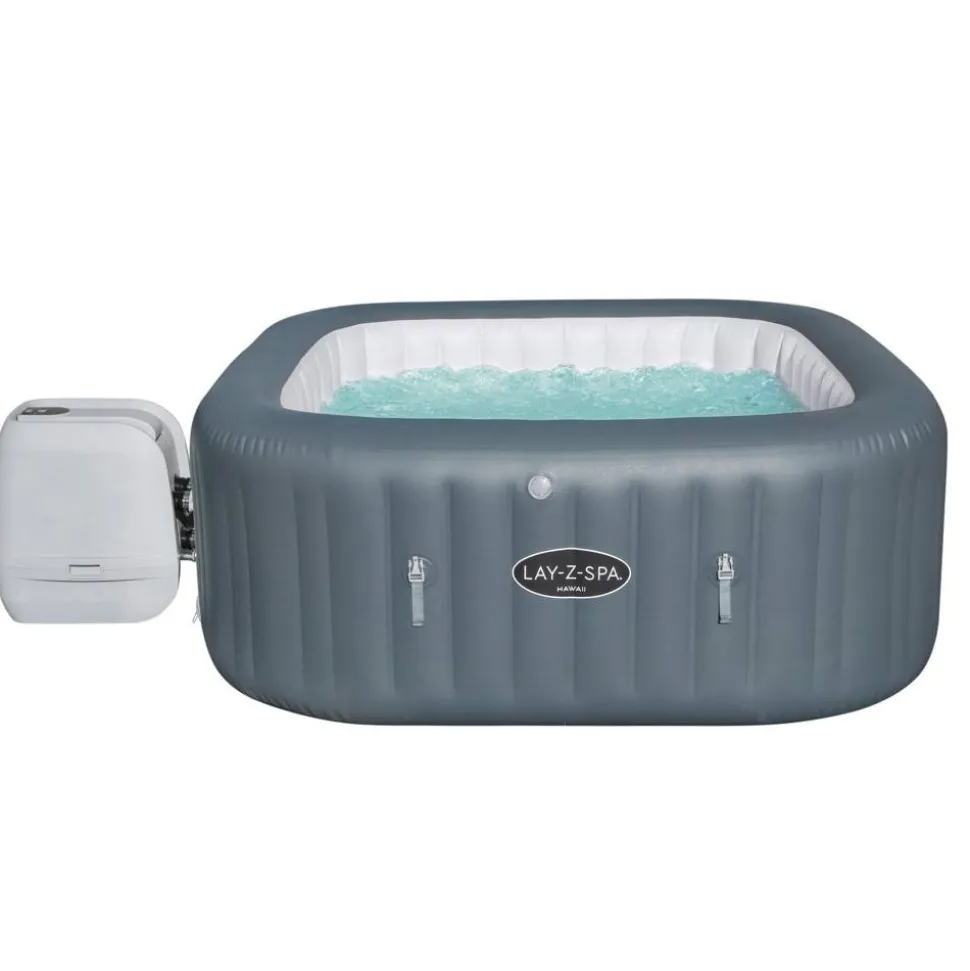 Whirlpool 'Lay-Z-Spa™ Hawaii HydroJet Pro' grau/weiß 180 x 180 x 71 cm