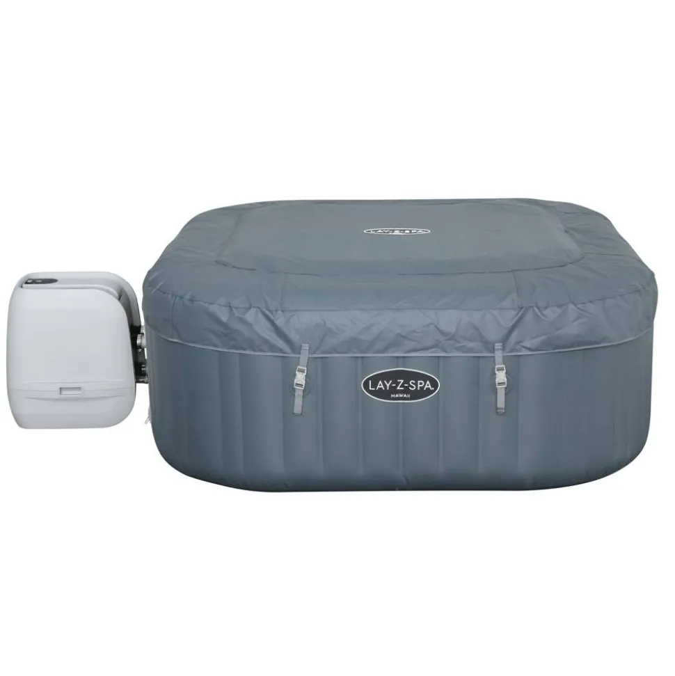 Whirlpool 'Lay-Z-Spa™ Hawaii HydroJet Pro' grau/weiß 180 x 180 x 71 cm