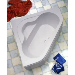 Whirlpool 'Lucia Typ 3' Sanitäracryl weiß 140 x 140 x 40,5 cm