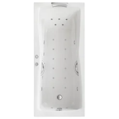 Whirlpool-Komplett-Set 'Atlanta' weiß 170 x 75 cm