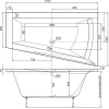 Whirlpool-Komplettset 'Galia I' Modell A 170 x 100 x 50 cm