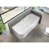 Whirlpool-Komplettset 'Spirit' links Sanitäracryl weiß 180 x 80 x 60 cm