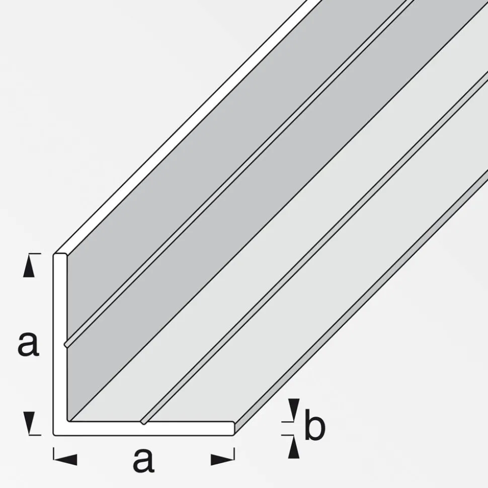 Winkelprofil Aluminium 100 x 3,55 x 1,95 cm
