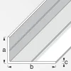 Winkelprofil Aluminium 100 x 2,75 x 1,55 cm