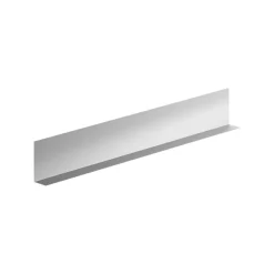 Winkelprofil 'HG2' aluminiumfarben 100 x 7 x 0,06 cm