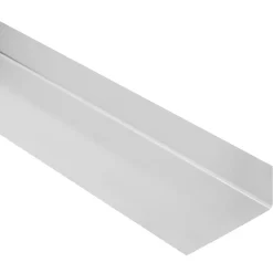 Winkelprofil 'HG2' aluminiumfarben 100 x 7 x 0,06 cm