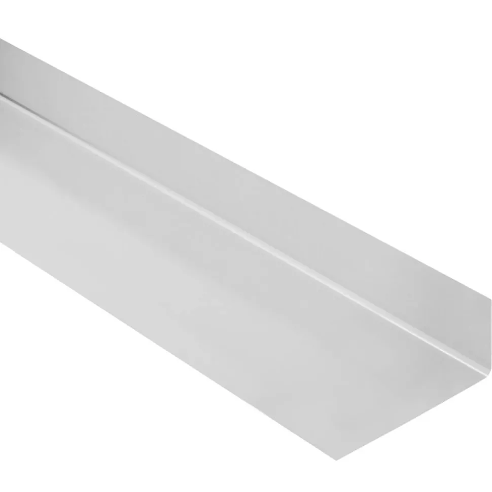 Winkelprofil 'HG18' aluminiumfarben 100 x 9,5 cm