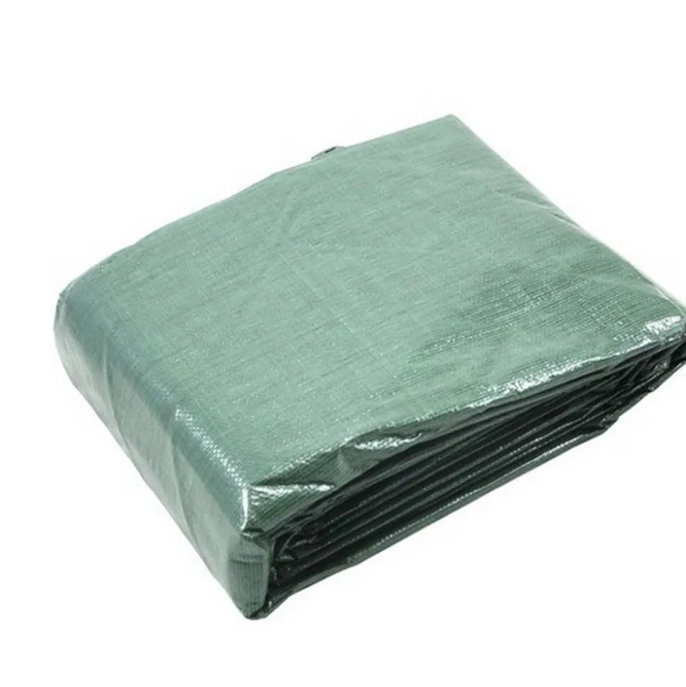 Winterabdeckplane grün 520 x 430 cm, für Massivholzpool Modell Rechteckpool 2