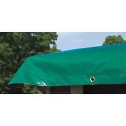 Winterabdeckplane grün 520 x 430 cm, für Massivholzpool Modell Rechteckpool 2
