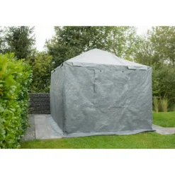 Winterabdeckung für Pavillon 12 x 16 grau Polyester
