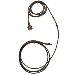 Winterschutz-Heizkabel mit Thermostat schwarz 6 m