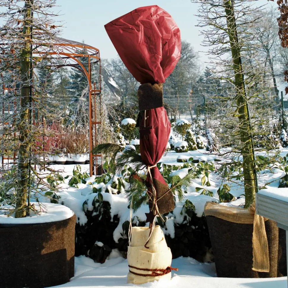 Winterschutzvlies 1,5 x 5 m rot