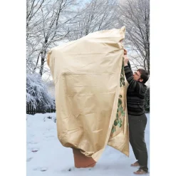 Winterschutz-Vlieshaube 'Mega' beige 180 x 120 cm