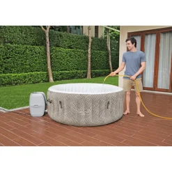 WLAN-Whirlpool 'LAY-Z-SPA Madrid AirJet' Ø 180 x 66 cm beige