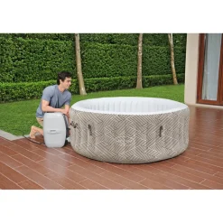 WLAN-Whirlpool 'LAY-Z-SPA Madrid AirJet' Ø 180 x 66 cm beige