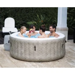 WLAN-Whirlpool 'LAY-Z-SPA Madrid AirJet' Ø 180 x 66 cm beige
