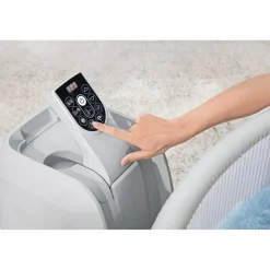 WLAN-Whirlpool 'LAY-Z-SPA Vancouver AirJet Plus' 155 x 60 cm grau