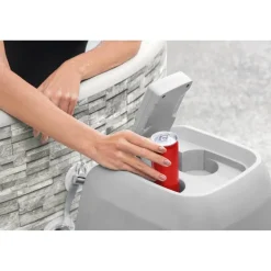 WLAN-Whirlpool 'LAY-Z-SPA Vancouver AirJet Plus' 155 x 60 cm grau
