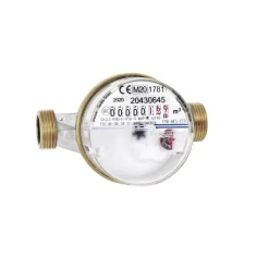 Wohnungswasserzähler 'Eco' für Warmwasser, 8 cm, 1/2''