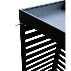 Wärmepumpenverkleidung mit Pflanzdeckel anthrazit 140 x 50 x 100 cm