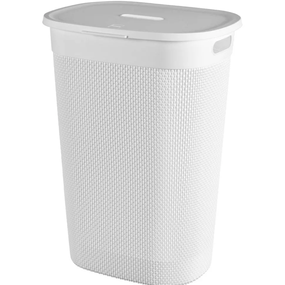 Wäschebox 'Filo' weiß 55 Liter