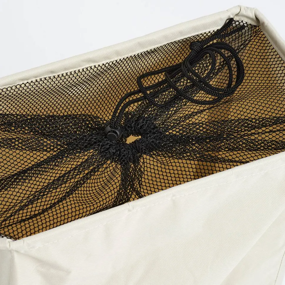 Wäschesammler beige 40 x 56 x 20 cm