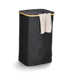 Wäschesammler schwarz 41,5 x 69 x 34 cm