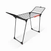 Wäscheständer 'King Ultimate Black' schwarz rollbar 57 x 106 cm