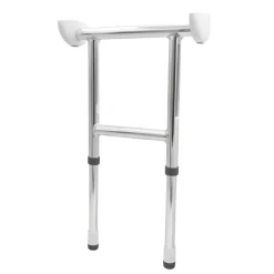 XL-Adapter für Dusch-Klappsitz 'Pro' chromfarben 29 x 11,8 x 35,5 - 50,8 cm