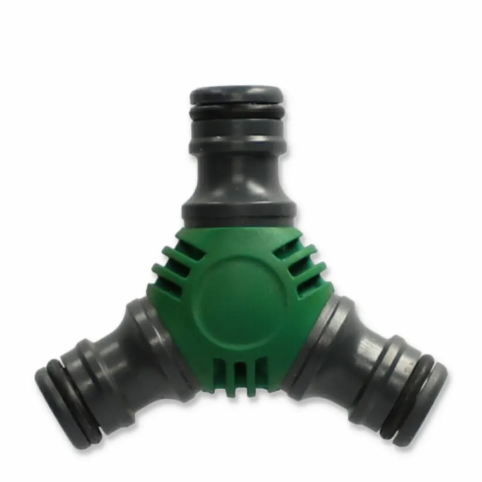 Y-Stück Kunststoff 19 mm (3/4") auf 13 mm (1/2")