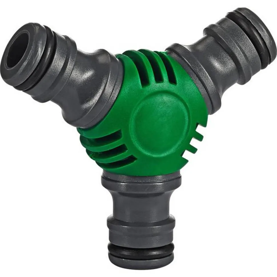 Y-Stück Kunststoff 19 mm (3/4") auf 13 mm (1/2")