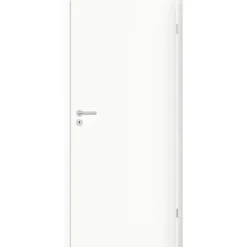 Zarge 'Economy' weiß 198,5 x 86 x 16-18 cm, Rechtsanschlag