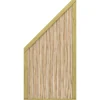 Zaunelement 'Bambu' braun 90 x 180/90 cm