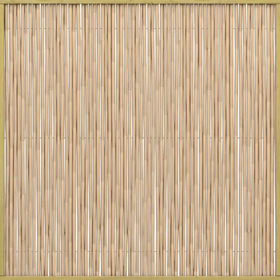 Zaunelement 'Bambu' braun 180 x 180 cm