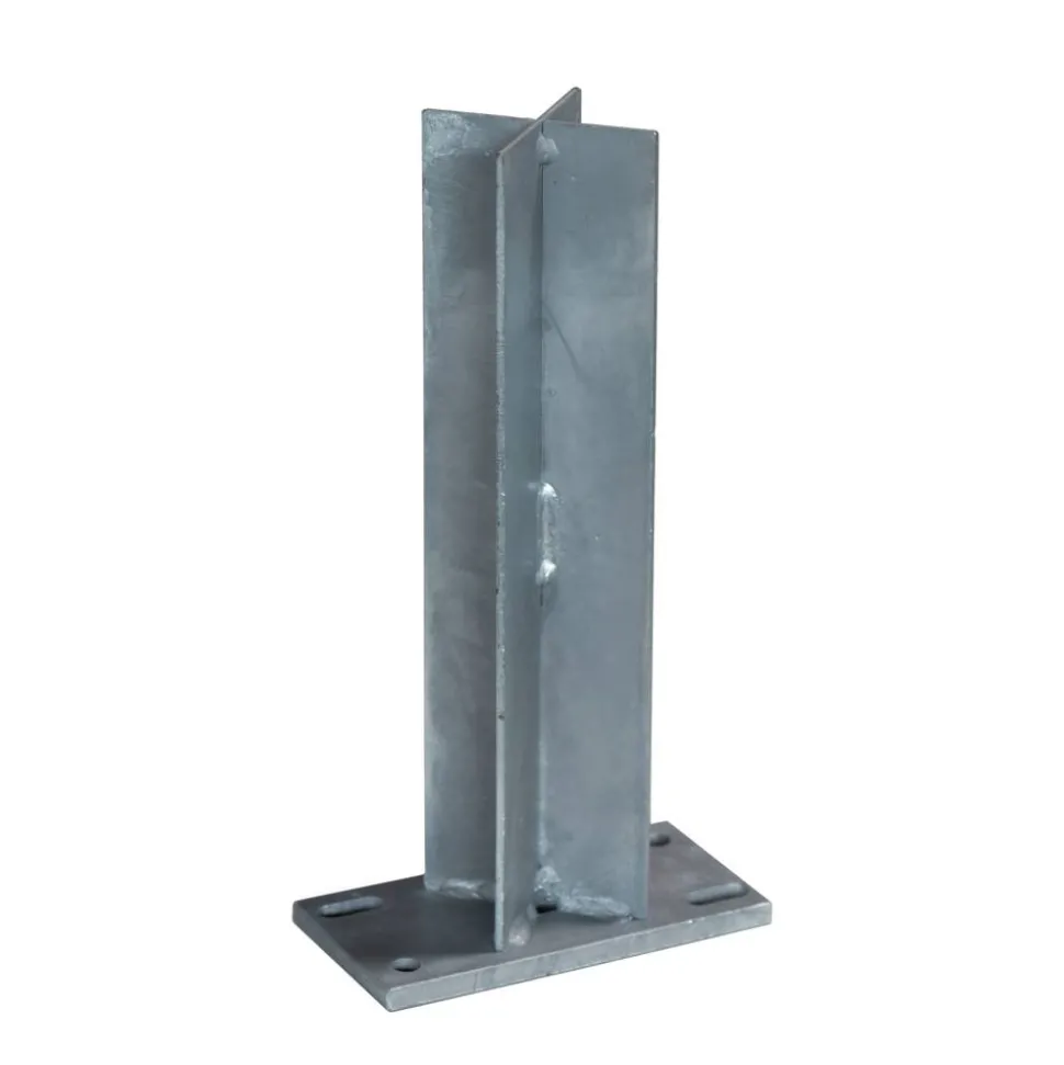 Zaun-Komplettset 'Milano Line' WPC anthrazit mit Pfosten zum Aufschrauben 568 x 180 cm
