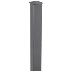 Zaunpfosten 'Residenze select+' anthrazit 198 cm für Zaunhöhe 150/180 cm, Pfostenverlängerung 80 cm