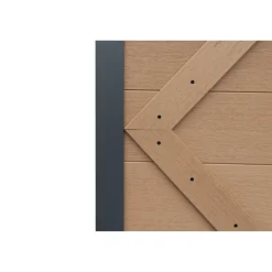Zaun-Tor 'Tim' WPC sandfarben 103 x 175 x 16 cm