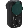 Zeitschaltuhr mit Steckdosenadapter IP 44