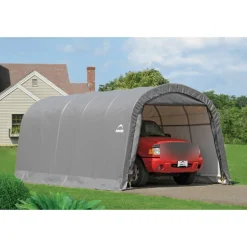Zeltgarage 'Garage-in-a-Box' grau 610 x 370 x 240 cm