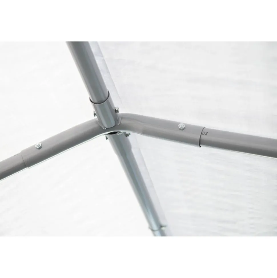 Zeltgarage 'Garage-in-a-Box' grau 18,3 m² 610 x 300 x 240 cm