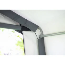 Zeltgarage grau Polyethylen 490 x 370 x 260 cm