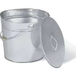 Zinkeimer oval 15 L mit Deckel
