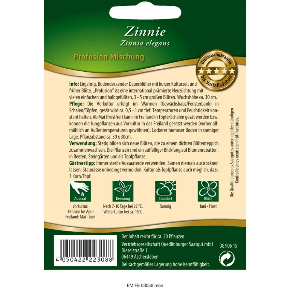 Zinnie 'Profusion' Mischung